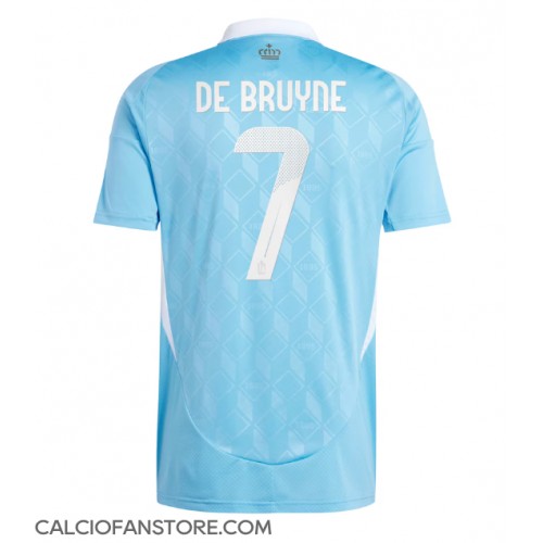 Maglia Calcio Belgio Kevin De Bruyne #7 Seconda Divisa Europei 2024 Manica Corta